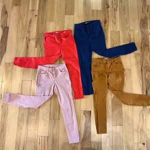 Bundle of 4 Old Navy Rockstar Skinny jeans, size 8